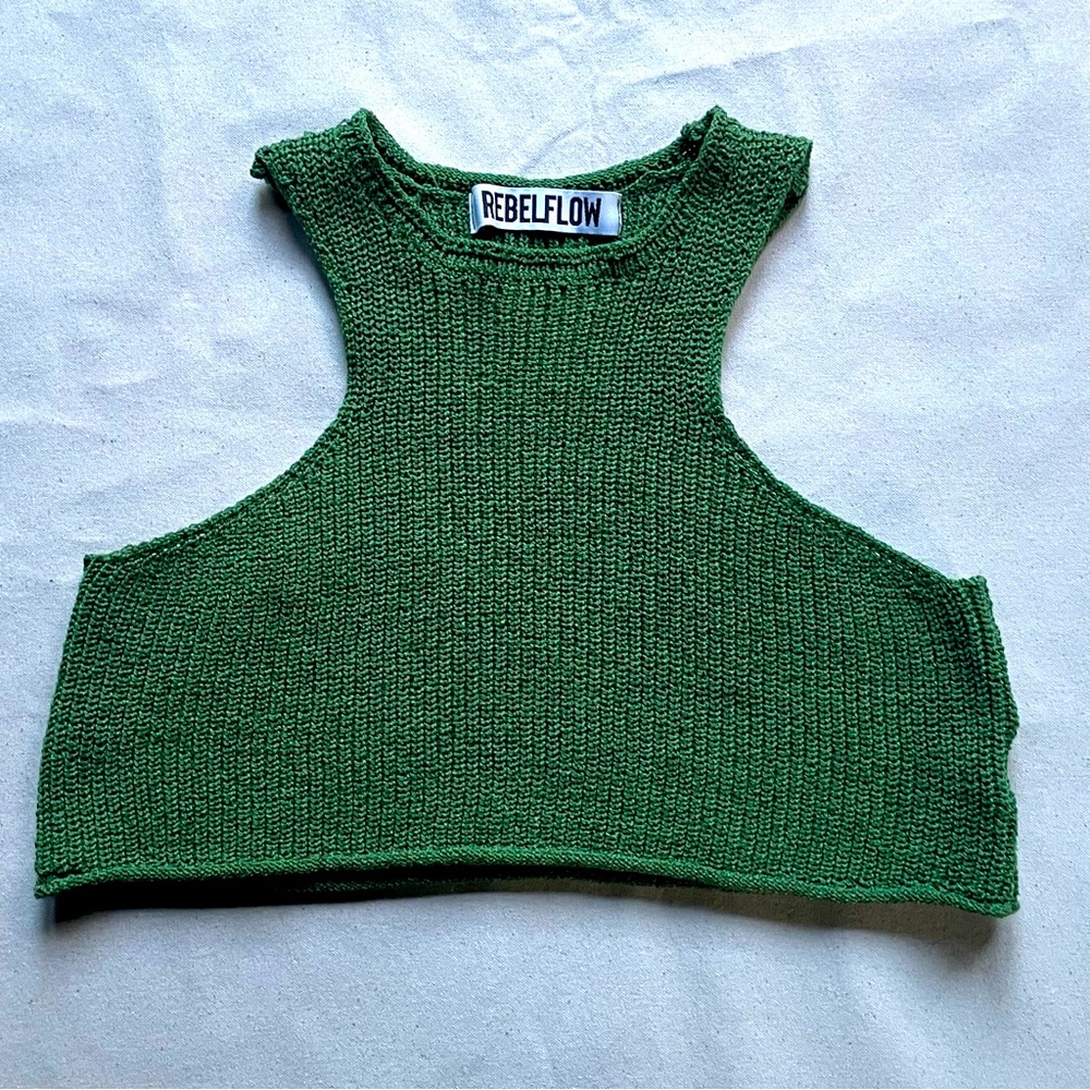 Rebel Flow Crop Knit Tank